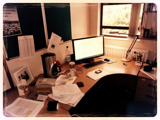 create your writing area